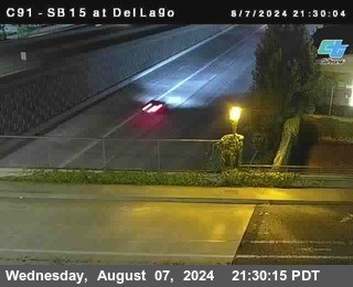 SB 15 at Del Lago bridge