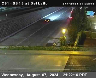 SB 15 at Del Lago bridge