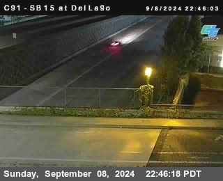 SB 15 at Del Lago bridge