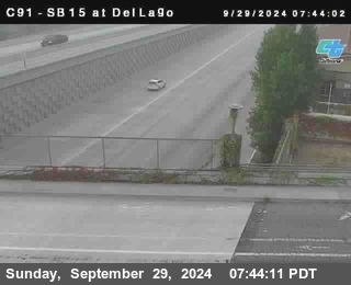 SB 15 at Del Lago bridge