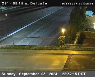 SB 15 at Del Lago bridge