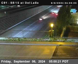 SB 15 at Del Lago bridge