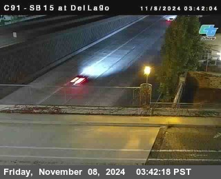 SB 15 at Del Lago bridge