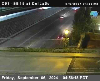 SB 15 at Del Lago bridge