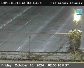 SB 15 at Del Lago bridge