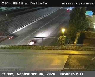 SB 15 at Del Lago bridge