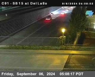 SB 15 at Del Lago bridge