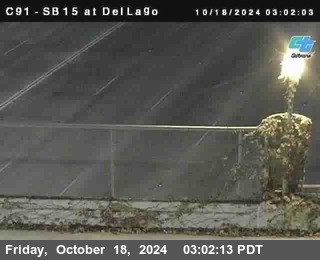 SB 15 at Del Lago bridge