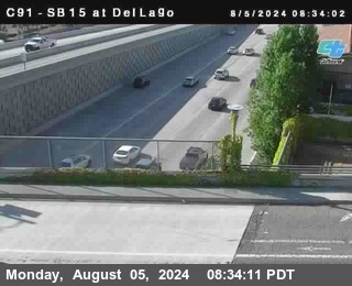 SB 15 at Del Lago bridge