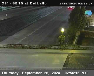 SB 15 at Del Lago bridge