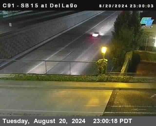 SB 15 at Del Lago bridge