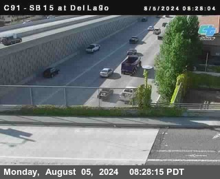 SB 15 at Del Lago bridge