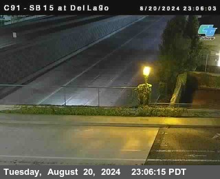 SB 15 at Del Lago bridge