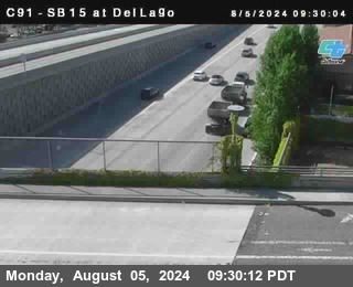 SB 15 at Del Lago bridge