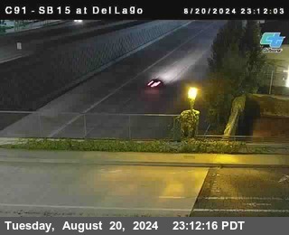 SB 15 at Del Lago bridge