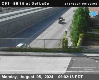 SB 15 at Del Lago bridge