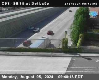 SB 15 at Del Lago bridge