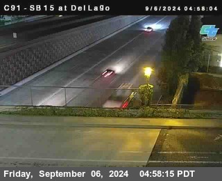 SB 15 at Del Lago bridge