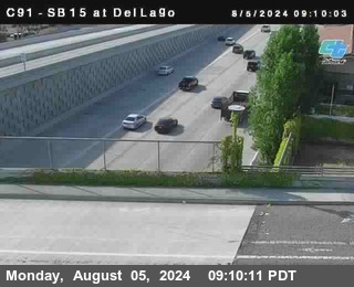 SB 15 at Del Lago bridge