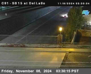 SB 15 at Del Lago bridge