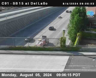 SB 15 at Del Lago bridge