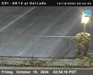 SB 15 at Del Lago bridge