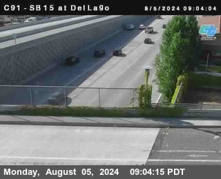 SB 15 at Del Lago bridge