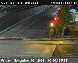 SB 15 at Del Lago bridge