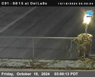 SB 15 at Del Lago bridge