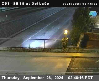 SB 15 at Del Lago bridge