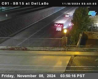 SB 15 at Del Lago bridge