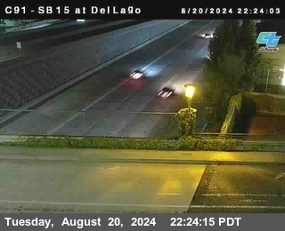 SB 15 at Del Lago bridge