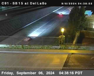 SB 15 at Del Lago bridge