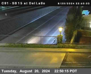 SB 15 at Del Lago bridge