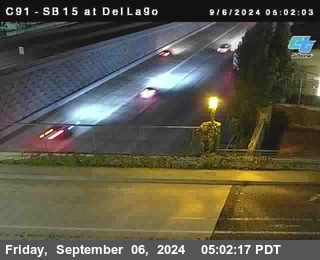 SB 15 at Del Lago bridge