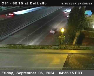 SB 15 at Del Lago bridge