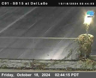 SB 15 at Del Lago bridge