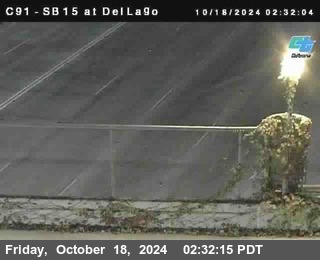 SB 15 at Del Lago bridge