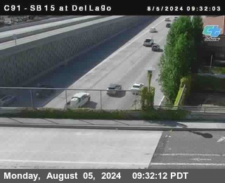 SB 15 at Del Lago bridge