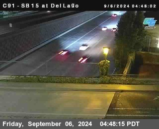 SB 15 at Del Lago bridge