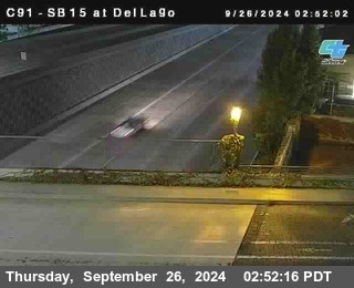 SB 15 at Del Lago bridge