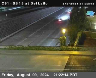 SB 15 at Del Lago bridge