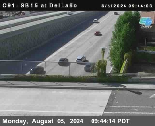 SB 15 at Del Lago bridge