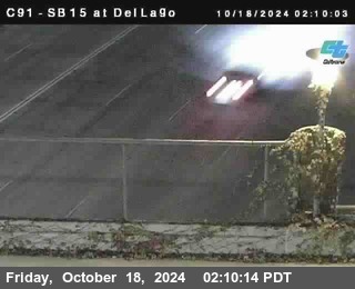 SB 15 at Del Lago bridge