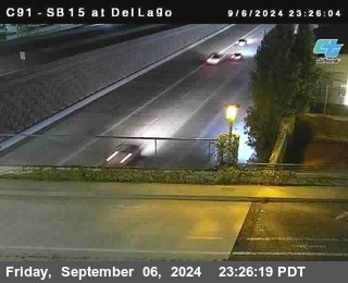 SB 15 at Del Lago bridge