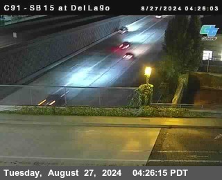 SB 15 at Del Lago bridge