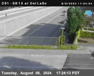 SB 15 at Del Lago bridge