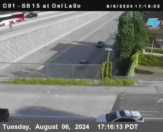 SB 15 at Del Lago bridge