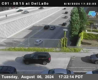 SB 15 at Del Lago bridge