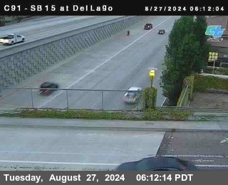 SB 15 at Del Lago bridge